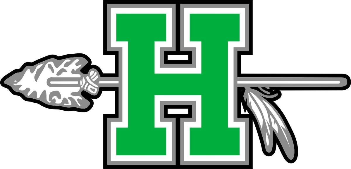 letter h with a spear letter h with a spear