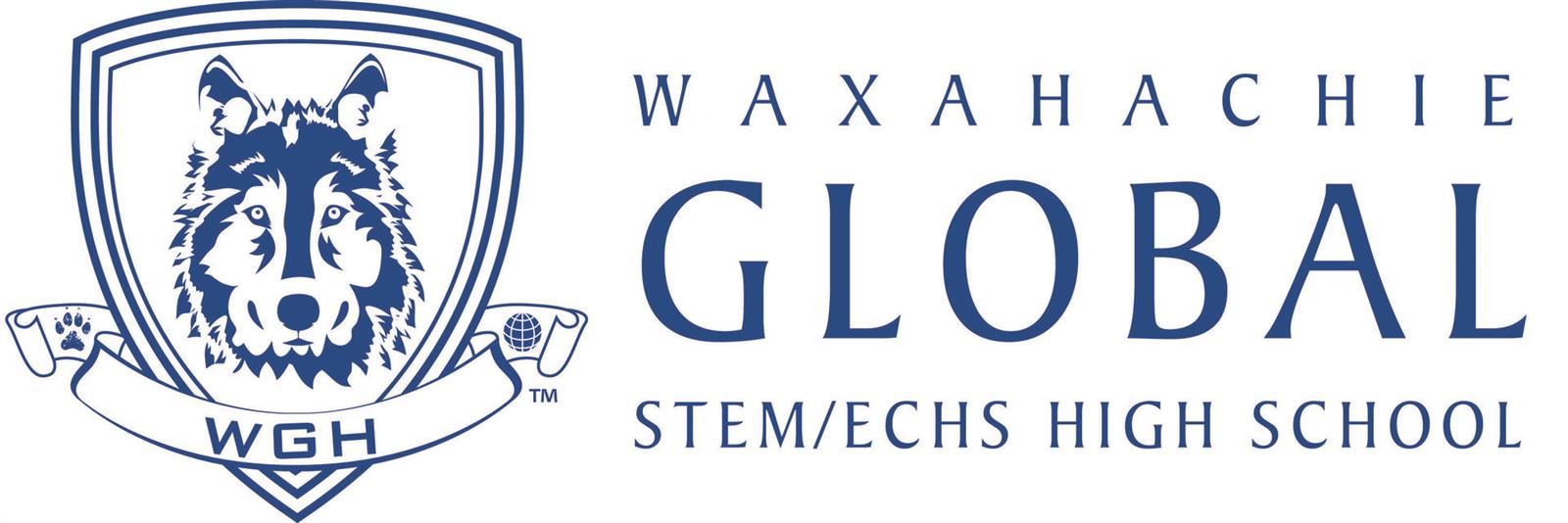 school logo with wolf